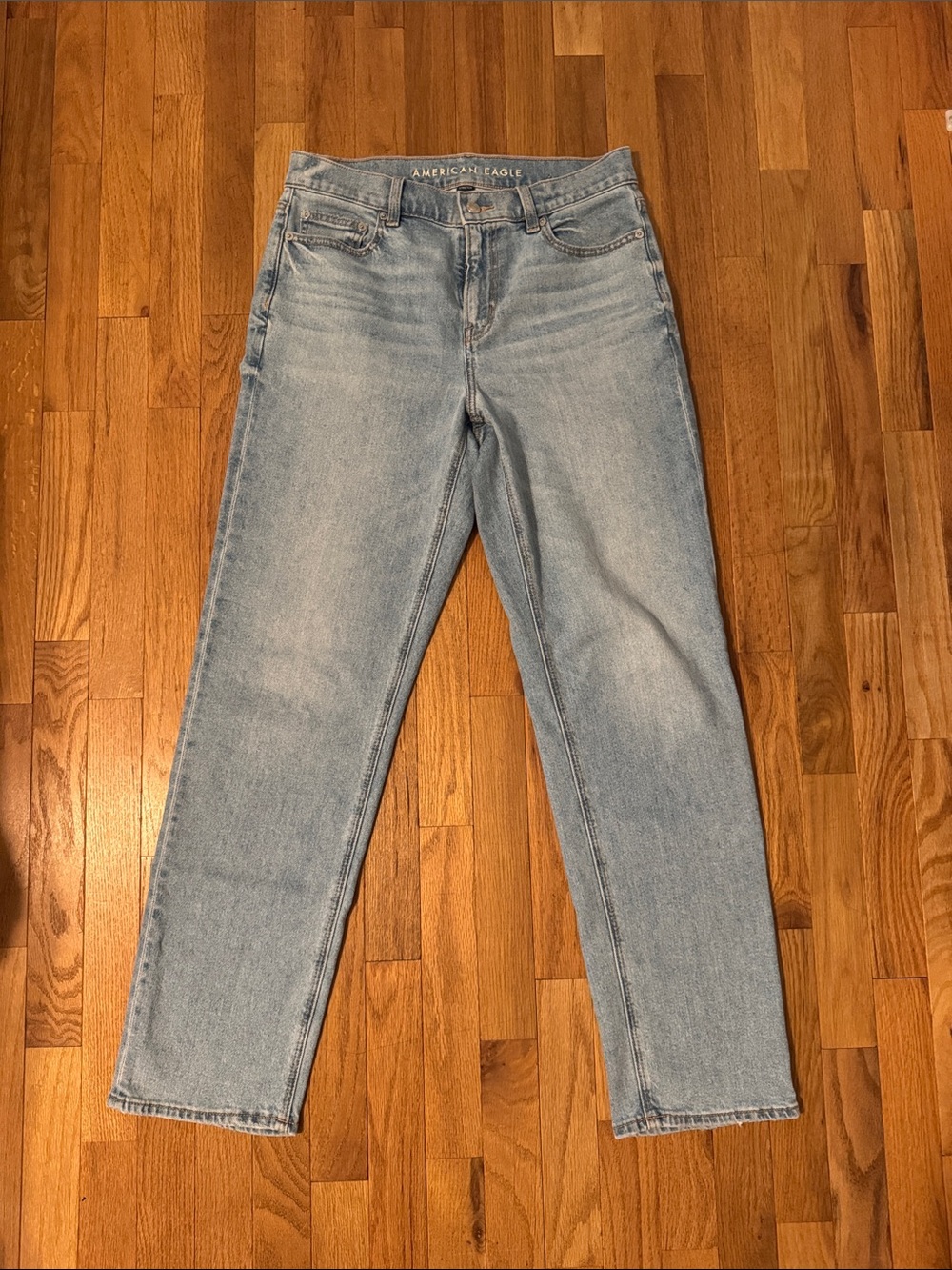 American Eagle Outfitters Light Wash Straight Leg Jeans - Women's